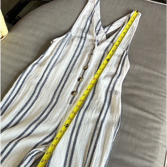Urban Outfitters 100% cotton overall jumper jumpsuit. Black stripes. Size XS - Picture 11 of 12